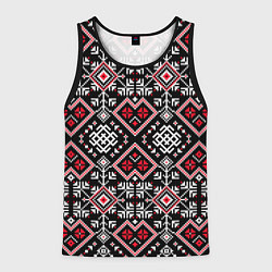 Мужская майка без рукавов Славянский орнамент обережный