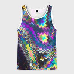 Мужская майка без рукавов Абстракция переливы