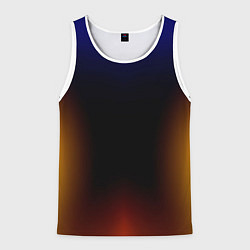 Мужская майка без рукавов Color black red blue