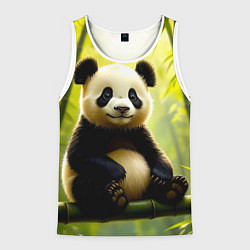 Майка-безрукавка мужская Бамбуковый хранитель, цвет: 3D-белый