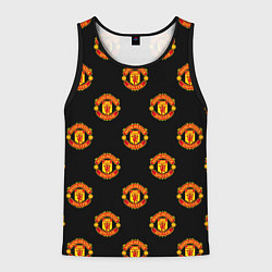 Майка-безрукавка мужская Manchester United Pattern, цвет: 3D-черный