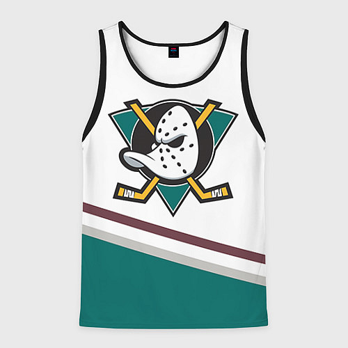 Мужская майка без рукавов Anaheim Ducks Selanne / 3D-Черный – фото 1