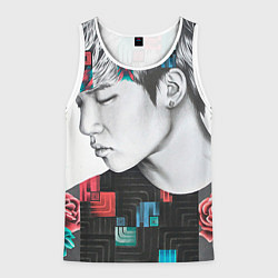 Майка-безрукавка мужская Big Bang Geometry, цвет: 3D-белый