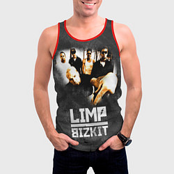 Майка-безрукавка мужская Limp Bizkit: Rock in to you, цвет: 3D-красный — фото 2