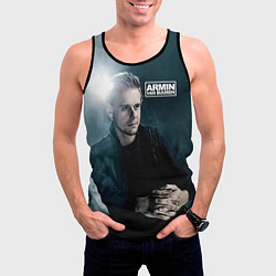 Майка-безрукавка мужская Armin Van Buuren, цвет: 3D-черный — фото 2