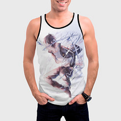 Майка-безрукавка мужская Бездомный бог, цвет: 3D-черный — фото 2