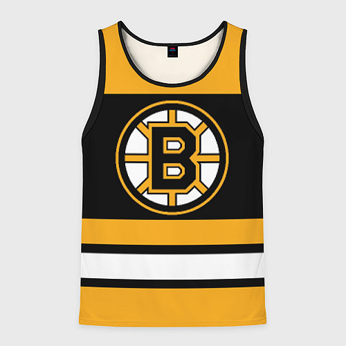 Мужская майка без рукавов Boston Bruins / 3D-Черный – фото 1