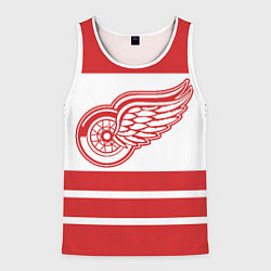 Майка-безрукавка мужская Detroit Red Wings, цвет: 3D-белый