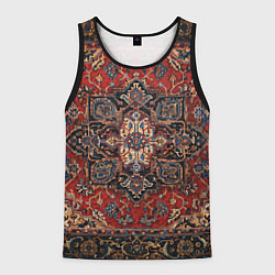 Майка-безрукавка мужская Модный ковер, цвет: 3D-черный