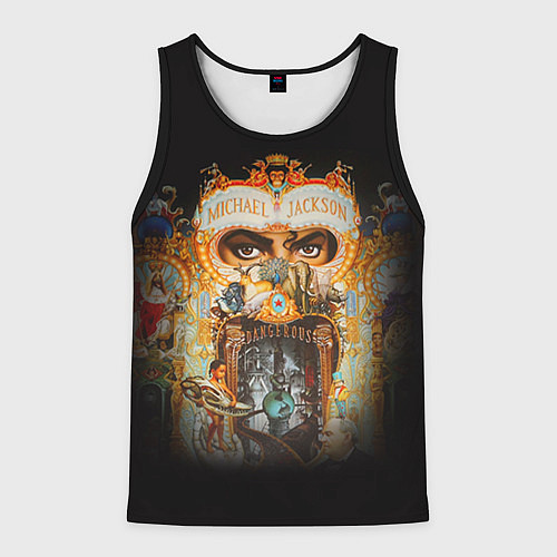 Мужская майка без рукавов Michael Jackson Show / 3D-Черный – фото 1