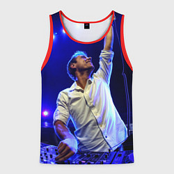 Майка-безрукавка мужская Armin Van Buuren, цвет: 3D-красный