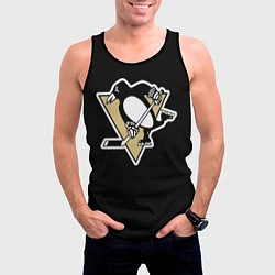 Майка-безрукавка мужская Pittsburgh Penguins: Malkin, цвет: 3D-черный — фото 2