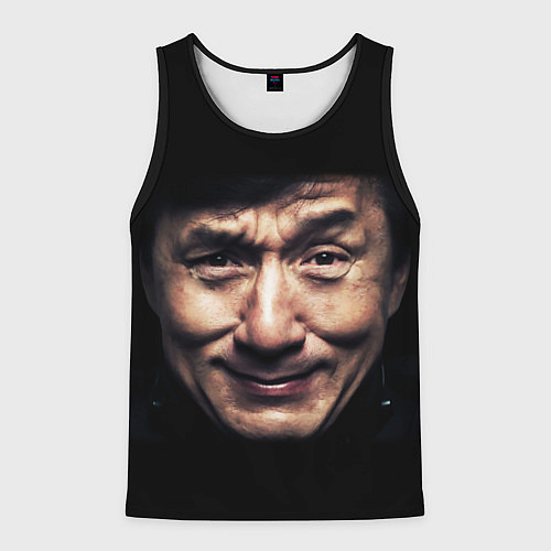 Мужская майка без рукавов Джеки Чан / 3D-Черный – фото 1