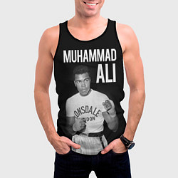 Майка-безрукавка мужская Muhammad Ali, цвет: 3D-черный — фото 2