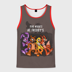 Майка-безрукавка мужская Five Nights At Freddy's, цвет: 3D-красный