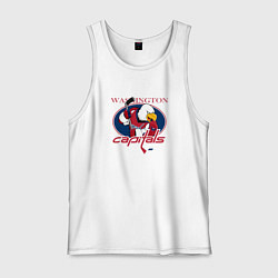 Майка мужская хлопок Washington Capitals Hockey, цвет: белый