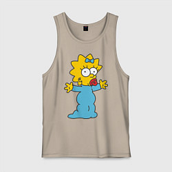 Мужская майка Maggie Simpson