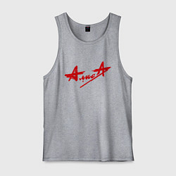 Майка мужская хлопок АлисА, цвет: меланж