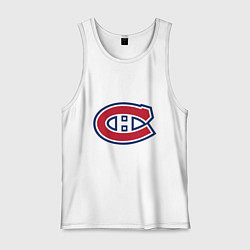 Майка мужская хлопок Montreal Canadiens, цвет: белый