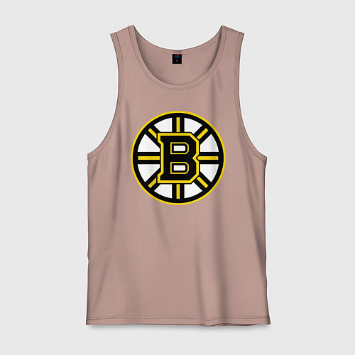 Мужская майка Boston Bruins / Пыльно-розовый – фото 1