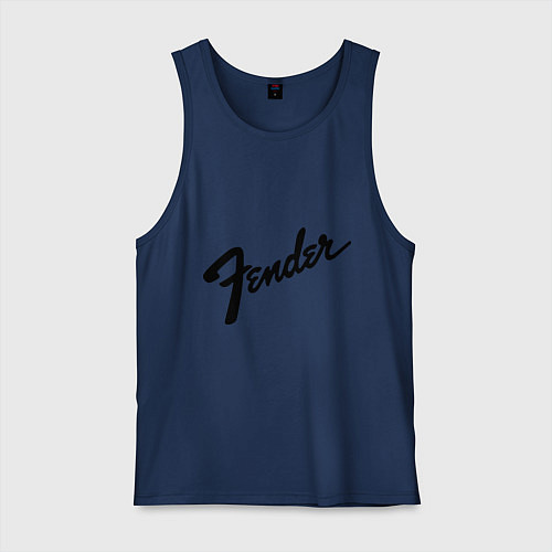 Мужская майка Fender / Тёмно-синий – фото 1