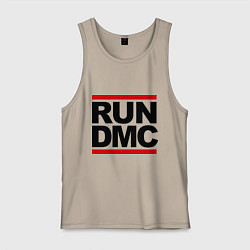 Майка мужская хлопок Run DMC, цвет: миндальный
