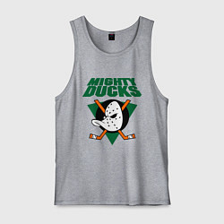 Майка мужская хлопок Anaheim Mighty Ducks, цвет: меланж