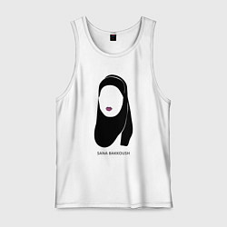 Майка мужская хлопок SKAM: Sana Bakkoush, цвет: белый