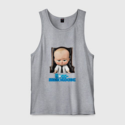 Майка мужская хлопок Boss Baby, цвет: меланж