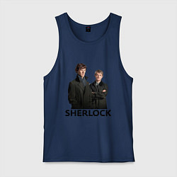 Мужская майка Sherlock