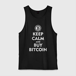 Мужская майка Keep Calm & Buy Bitcoin