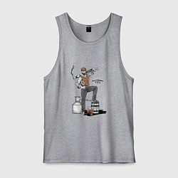 Майка мужская хлопок Бутлегер, цвет: меланж