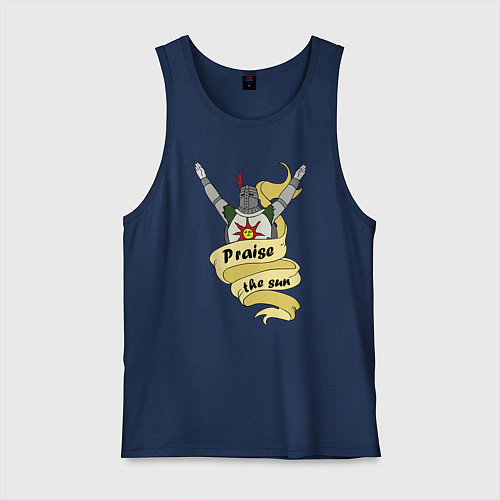 Мужская майка Praise the Sun / Тёмно-синий – фото 1