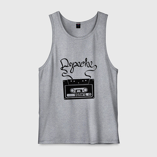 Мужская майка Depeche Mode: Tape / Меланж – фото 1