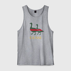 Майка мужская хлопок GUSSI GG, цвет: меланж