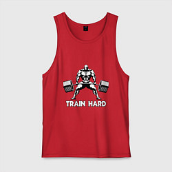 Мужская майка Train hard тренируйся усердно