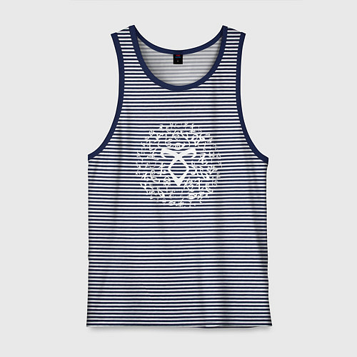 Мужская майка Shadowhunters Runes / Синяя тельняшка – фото 1