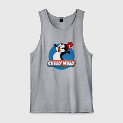 Майка мужская хлопок Chilly Willy, цвет: меланж