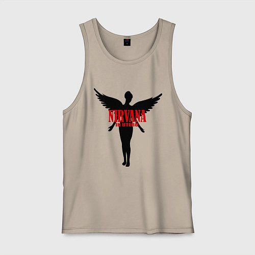 Мужская майка Nirvana: In Utero / Миндальный – фото 1