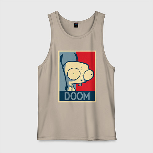 Мужская майка Doom Zim / Миндальный – фото 1