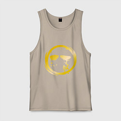 Майка мужская хлопок Danny, цвет: миндальный