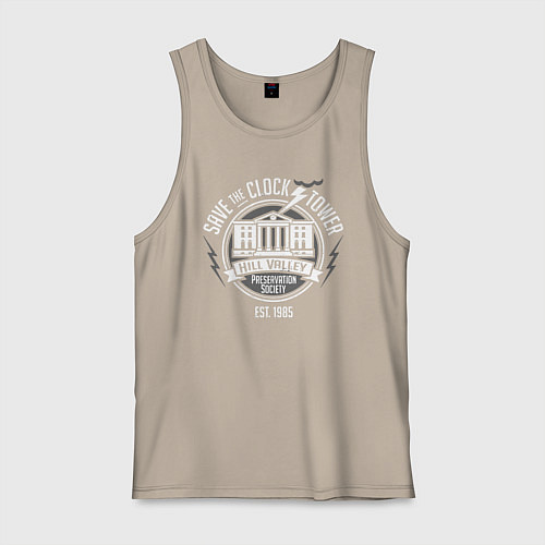 Мужская майка Back to the future 5 / Миндальный – фото 1