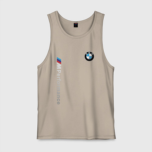 Мужская майка BMW M PERFORMANCE БМВ / Миндальный – фото 1