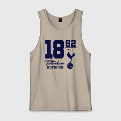 Майка мужская хлопок FC Tottenham 1882, цвет: миндальный