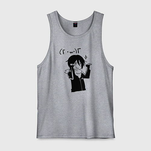 Мужская майка Бездомный Бог / Меланж – фото 1