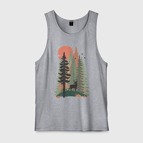 Мужская майка Forest Adventure / Меланж – фото 1