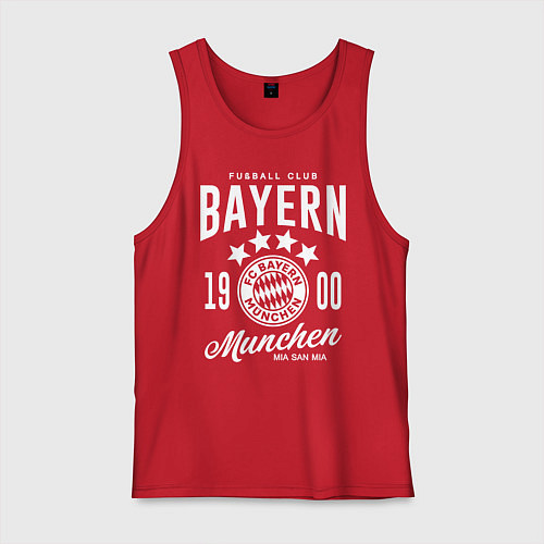 Мужская майка Bayern Munchen 1900 / Красный – фото 1