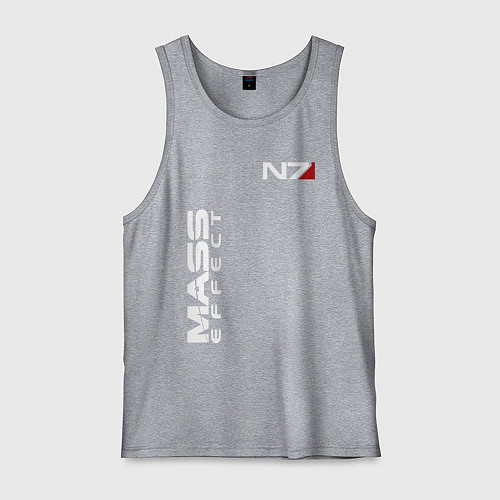 Мужская майка MASS EFFECT N7 / Меланж – фото 1