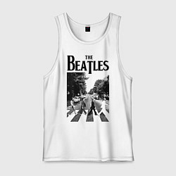 Майка мужская хлопок The Beatles: Mono Abbey Road, цвет: белый