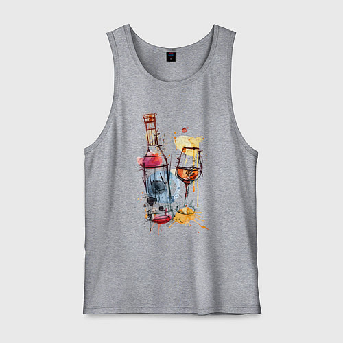 Мужская майка Винишко / Меланж – фото 1